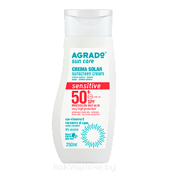 AGRADO Солнцезащитный крем для чувствительной кожи SPF50+ / Sunscreen Cream SPF 50+, 250 мл