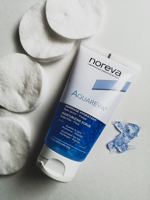 NOREVA АКВАРЕВА Увлажняющий скраб для лица, 75 мл