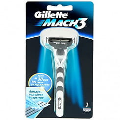 Gillette Mach 3 Станок для бритья+кассета (1шт.)
