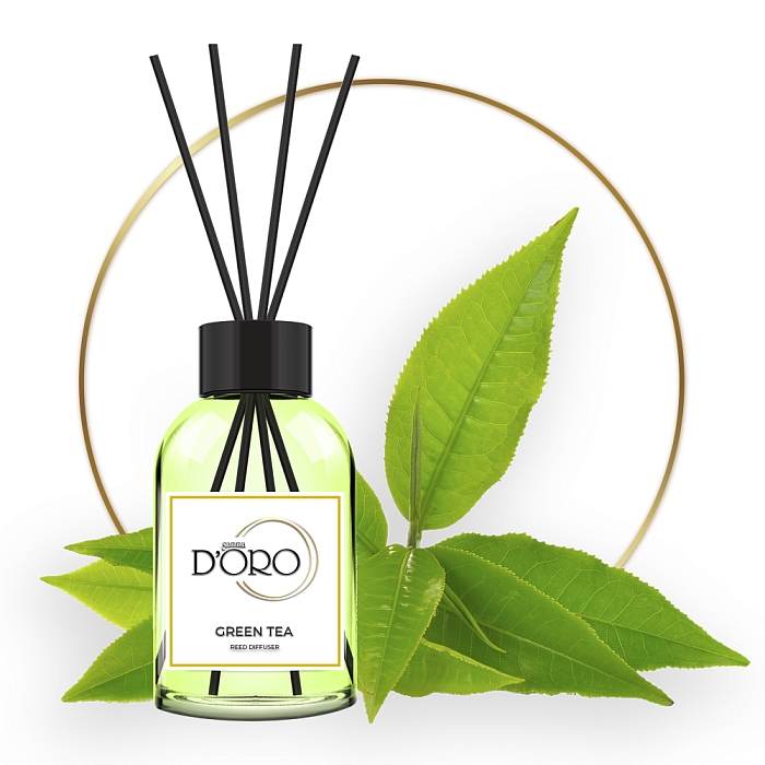 Gamma D'ORO Аромадиффузор для дома Зеленый чай 100 мл GREEN TEA