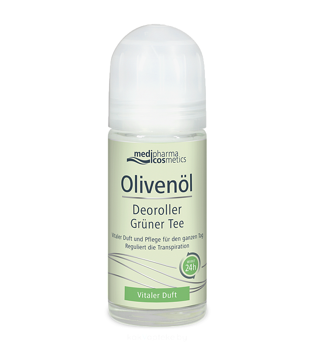Olivenol Medipharma cosmetics Дезодорант роликовый Зеленый чай 50мл
