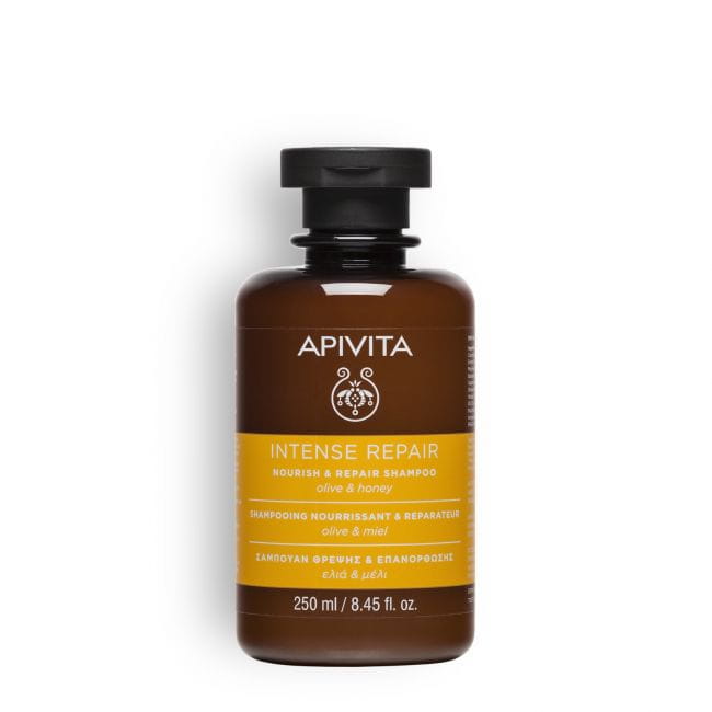 APIVITA  Шампунь питательный восстанавливающий с оливой и медом / Nourish & Repair Shampoo Olive & Honey, 250 мл