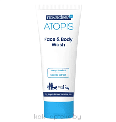 Novaclear Atopis средство для мытья лица и тела для детей и взрослых, 200 мл