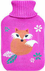 Грелка резиновая Medrull в футляре №2 (лиса)