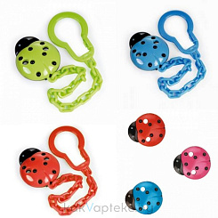 Canpol babies Клипса-держатель для пустышки  (Biedronka), арт.10/873