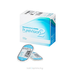 Линзы контактные мягкие: линзы Bausch+Lomb PureVision 2 (balafilcon A) с базовой кривизной 8,6 мм с оптической силой -4,25D, 1 штука