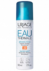 Uriage Дымка-спрей EAU THERMALE BRUME D'EAU SPF30 увлажняющая, 50 мл