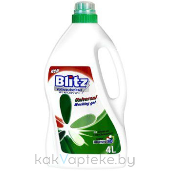 Blitz Гель для стирки универсальный, 4л (95 стирок)