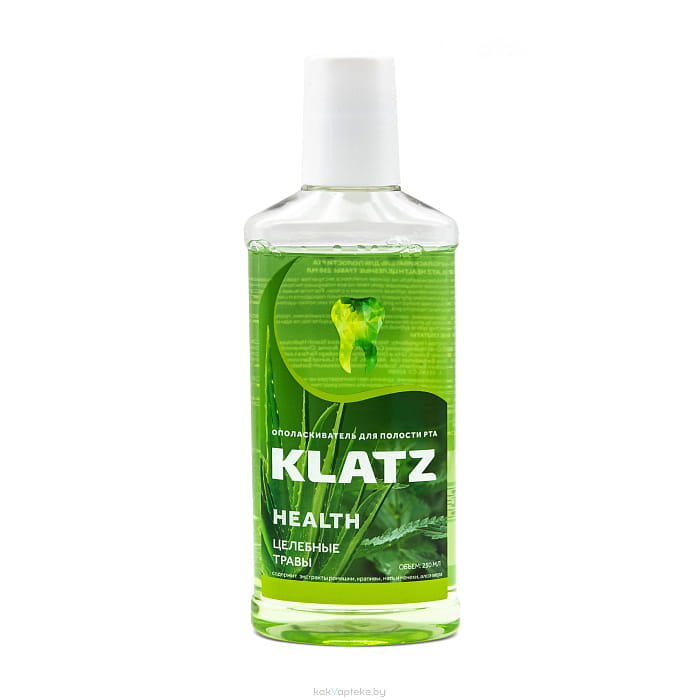 KLATZ Ополаскиватель для полости рта HEALTH Целебные травы 250 мл