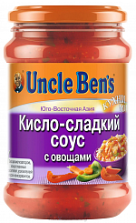Овощной соус т/м Uncle Bens кисло-сладкий с овощами, 210 г
