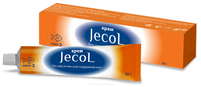 Барьерно-восстанавливающее средство косметическое по уходу за кожей "Жеколь/ Jecol ® крем" 25 г