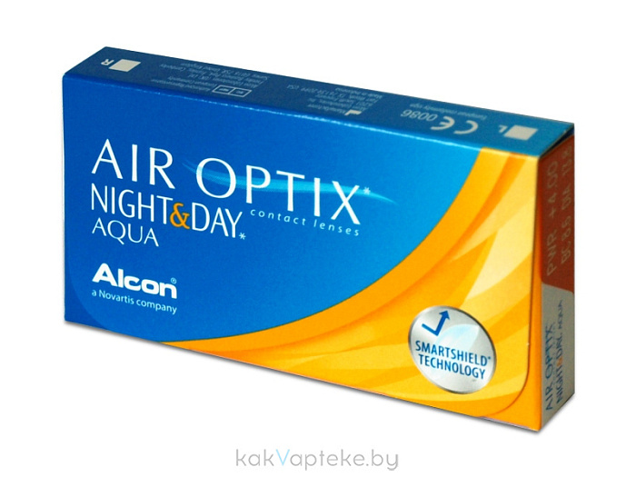 Линзы контактные непрерывного ношения AIR OPTIX Night&Day AQUA r8.6 1 шт