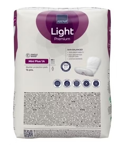 Abena Light Прокладки одноразовые для взрослых (Mini Plus 1), 16 шт