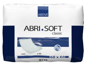 Abena Abri-Soft Пеленки одноразовые впитывающие (Classic 60*60см), 25 шт