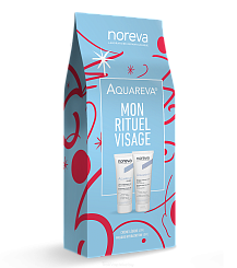 NOREVA АКВАРЕВА Н-р:Увлажн. крем для лица 24 ч,легкая текстура, 40мл; Увлажн. экспресс-маcка, 50мл