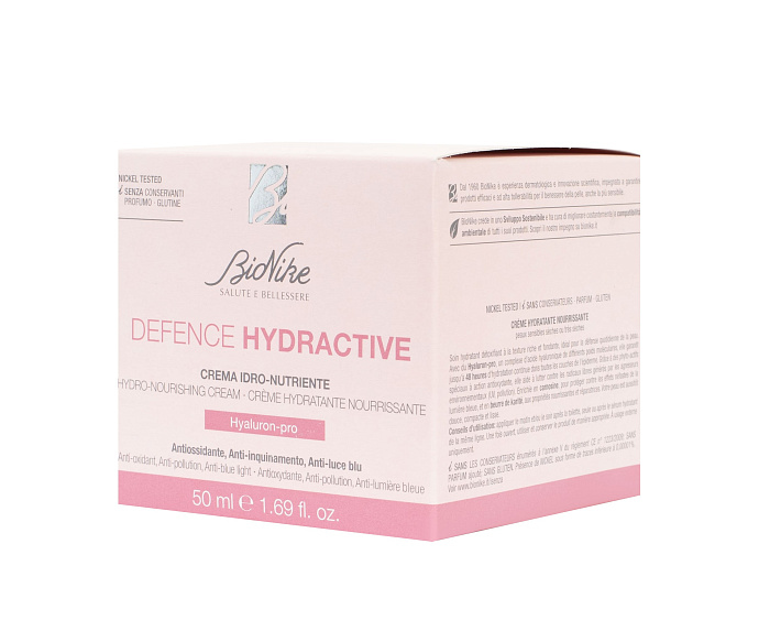 BioNike Увлажняющий крем для лица DEFENCE HYDRACTIVE  hydro-nourishing cream, 50 мл