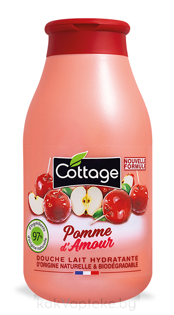 COTTAGE Увлажняющее молочко для душа Pomme d’Amour/Douche Lait Hydratante, 250 мл