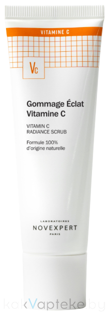 Novexpert VITAMIN C Скраб для сияния кожи с витамином С, 50 г