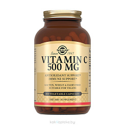 Solgar Витамин С 500 мг, БАД капсулы №100