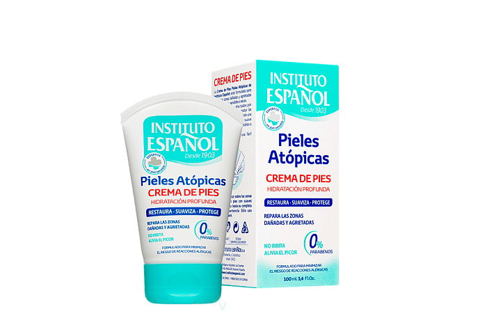 INSTITUTO ESPANOL Крем для ног Глубокое Увлажнение / FOOD CREAM DEEP HYDRATION лини Atopic Skin, 100мл