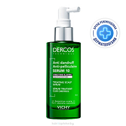 VICHY Dercos Technique Интенсивная сыворотка для кожи головы против перхоти Serum 10  90 мл