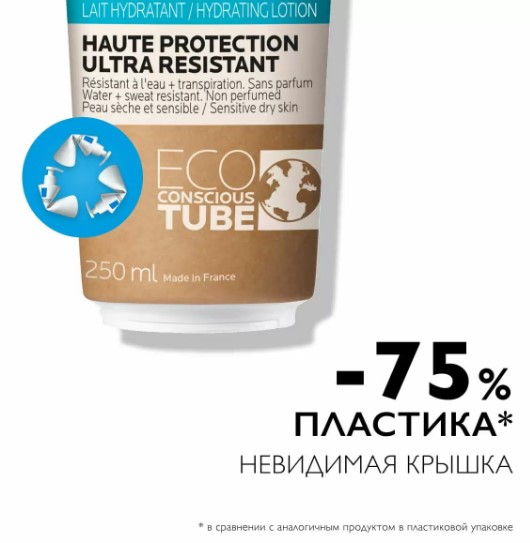 La Roche-Posay Anthelios Молочко для лица и тела солнцезащитное увлажняющее SPF30/PPD14,  250 мл