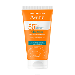 AVENE CLEANANCE Солнцезащитный флюид для жирной кожи SPF 50+ 50 мл