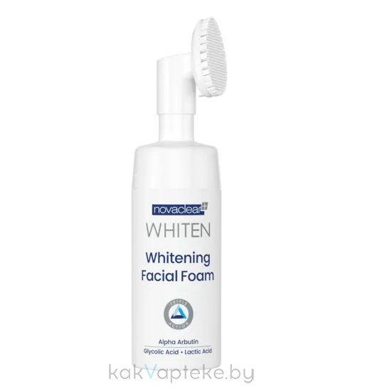 Novaclear Whiten пенка для лица отбеливающая, 100 мл