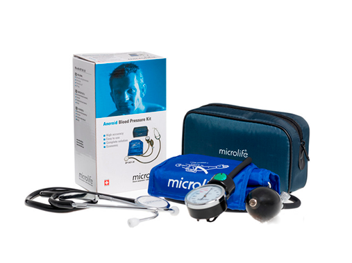 Измеритель артериального давления с принадлежностями: прибор для измерения артериального давления механический  BP AG1-20 Microlife