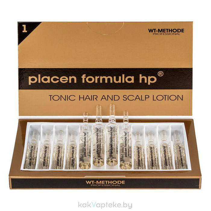 Лосьон тонизирующий для волос и кожи головы Плацен Формула "PLACEN FORMULA НР №1" (амп. 12 по 10 мл.)