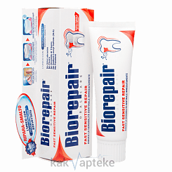 BioRepair Зубная паста BioRepair Fast Sensitive Repair Для чувствительных зубов, 75мл