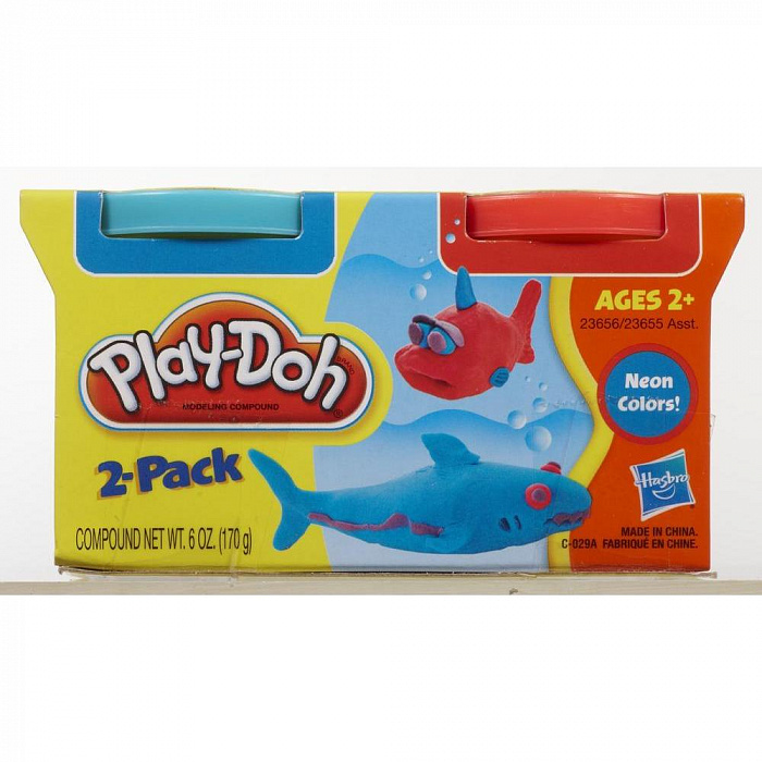 Hasbro Play-Doh Игровой набор с двумя баночками  Арт.23655