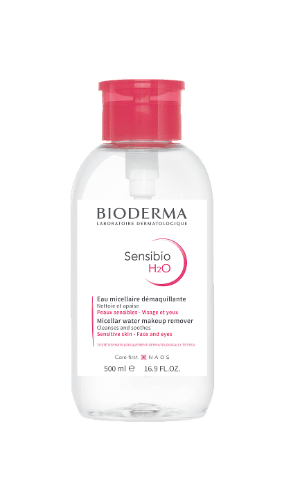 Bioderma Laboratoire Dermatologoque  Сенсибио H2O Вода  мицеллярная (с помпой)  500 мл