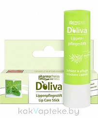 Doliva Бальзам гигиенический для губ (с вит. Е и маслом мяты) 4,8г