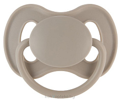 Сanpol babies Соска-пустышка латексная круглая, 1 шт., (блистр), (Nude), 0-6 мес. Арт.23/223_bei