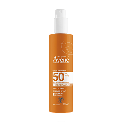AVENE Невидимый солнцезащитный спрей для чувствительной кожи SPF50 200 мл