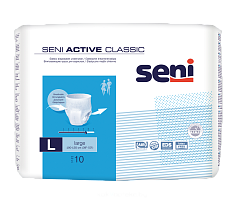 SENI ACTIVE CLASSIC large Трусы впитывающие для взрослых 10 шт