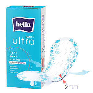 Bella Panty Ultra normal Ультратонкие женские гигиенические ежедневные прокладки 20 шт