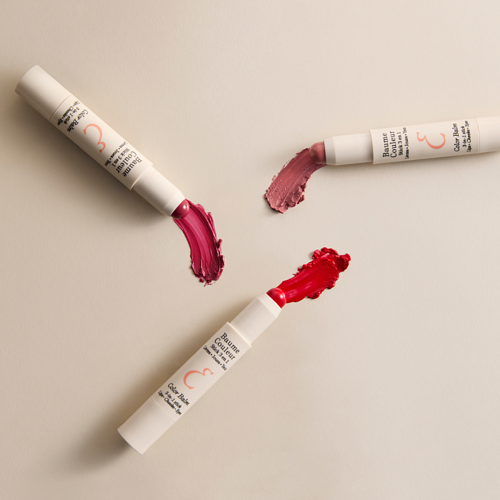 Laboratoires EMBRYOLISSE Оттеночный бальзам-стик 3 в 1 для губ, щек и век, тон розовый нюд, 2,5 г