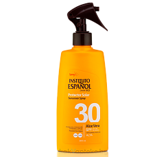 INSTITUTO ESPANOL Солнцезащитный влагостойкий легкий лосьон с Алоэ Вера SPF30 / SUNSCREEN LOTION ALOE VERA SPF30, 300мл, спрей