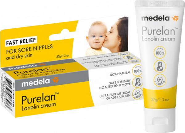 Medela Purelan™ Ланолиновый крем (средство для гигиенического ухода за сосками кормящих матерей и косметического ухода за кожей), 37 гр