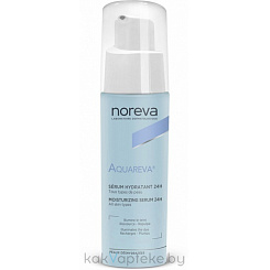 NOREVA АКВАРЕВА Увлажняющая сыворотка 24 часа, 30 мл
