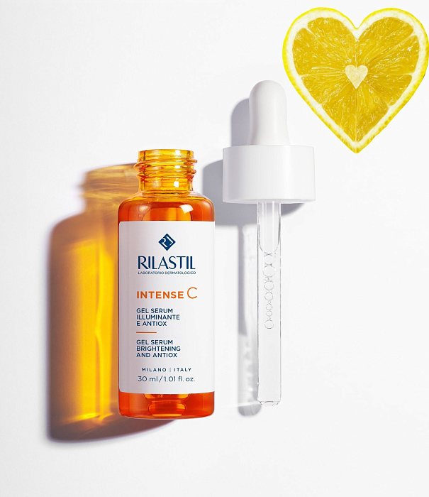 Rilastil INTENSE C Антиоксидантная гель-сыворотка для сияния кожи с витамином С, 30 мл