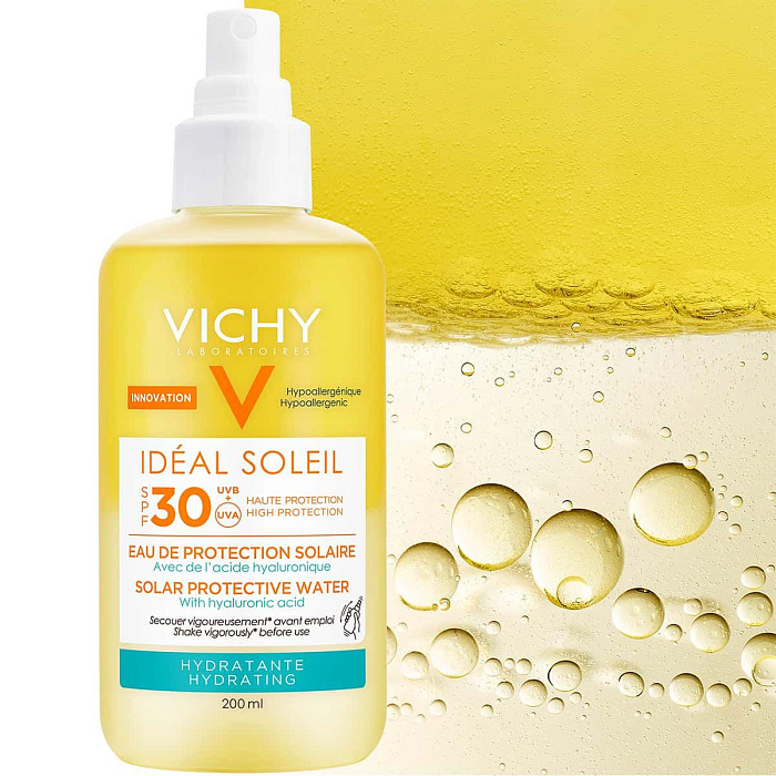 Vichy Capital Soleil Спрей солнцезащитный двухфазный увлажняющий SPF 30, 200 мл