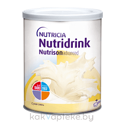Нутризон Эдванст Нутридринк сухая смесь - Специализированный продукт для диетического лечебного питания - сухая полноценная низколактозная смесь, 322 гр