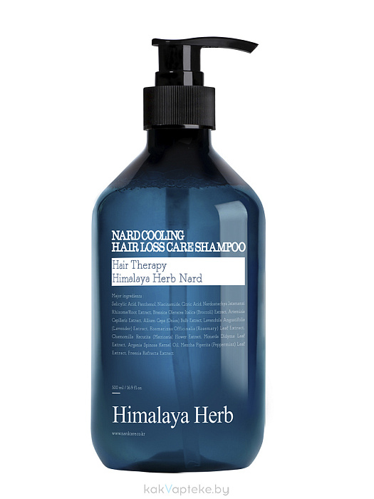 NARD Охлаждающий шампунь против выпадения волос COOLING HAIR LOSS CARE SHAMPOO, 500 мл