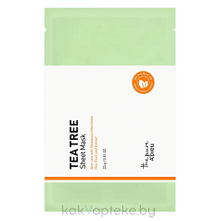 A'PIEU Тканевая маска для проблемной кожи The Pure Tea Tree Sheet Mask, 23 г