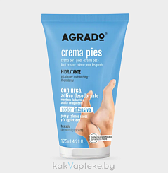 AGRADO Увлажняющий крем для ног / MOISTURISING FOOT CREAM, 125 мл