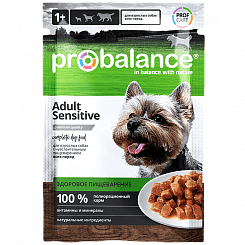 ProBalance  Sensitive корм д/собак с чувствительным пищеварением (пауч), 85г