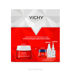 Набор VICHY LIFTACTIV Крем Коллаген Спец. с усил. форм COLLAGEN SPECIALIST 50 мл+ Крем д/лица COLLAGEN SPECIALIST Ночной 15 мл+Сыворотка-филлер д/лица гиалурон. прол. действ.10 мл+ CAPITAL SOLEIL UV-AGE DAILY Солн.флюид д/лица  SPF 50+ 3 мл